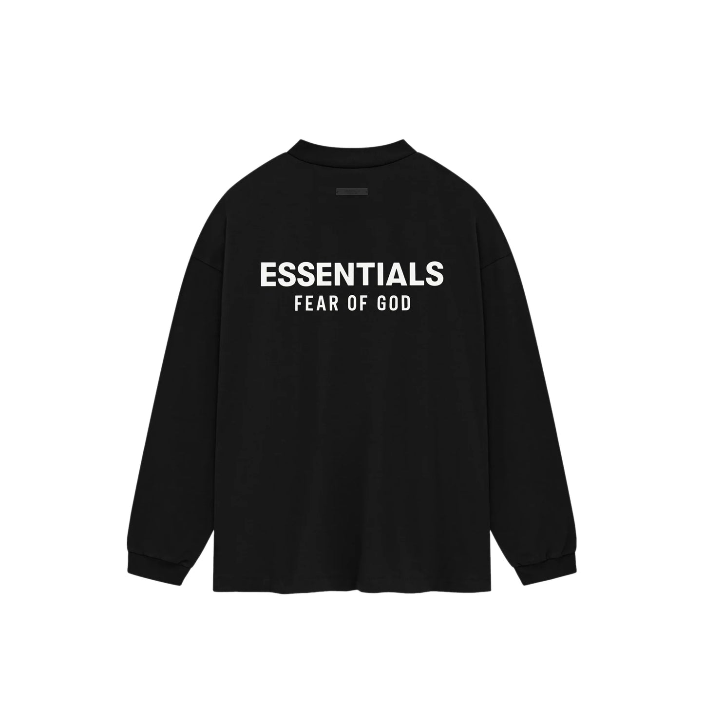 FEAR OF GOD ESSENTIALS JERSEY LONG SLEEVE BLACK 125HO244370F