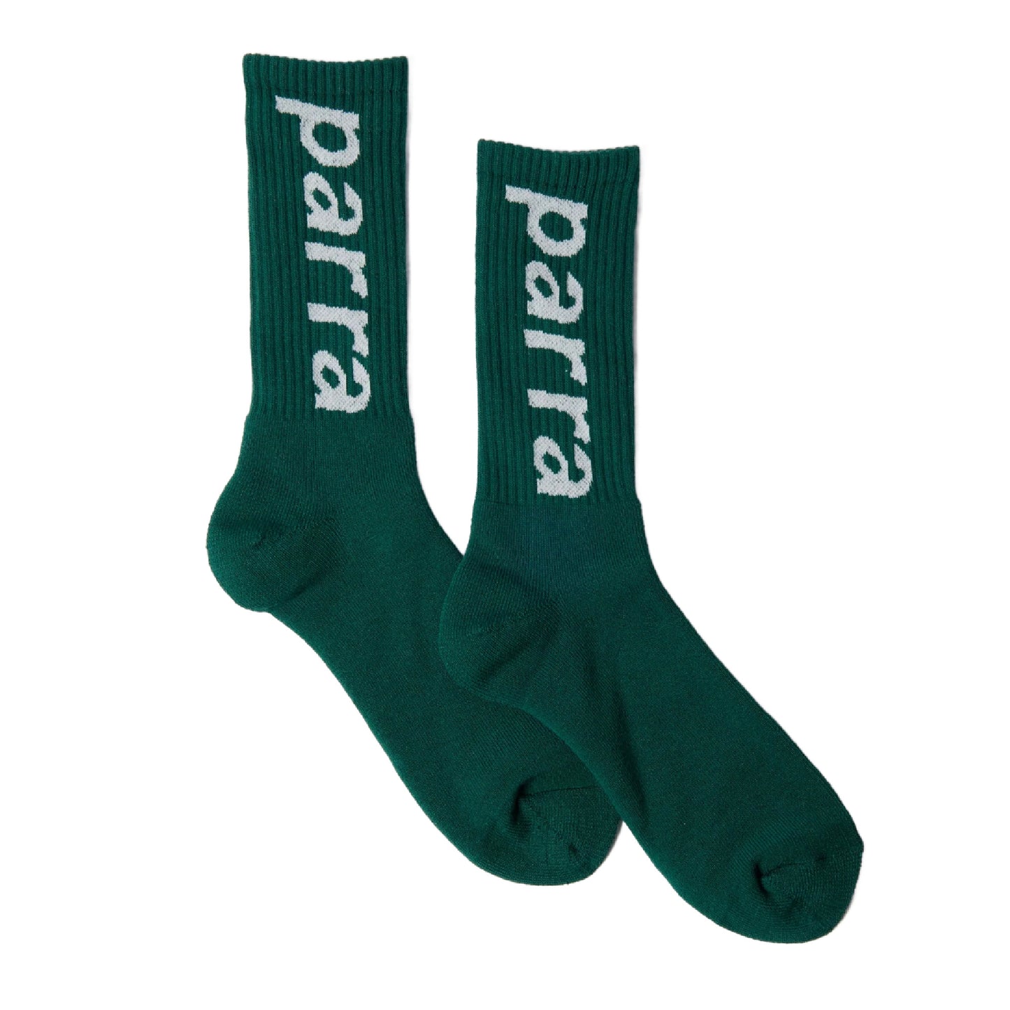 Lower case crew socks Pine green 53150