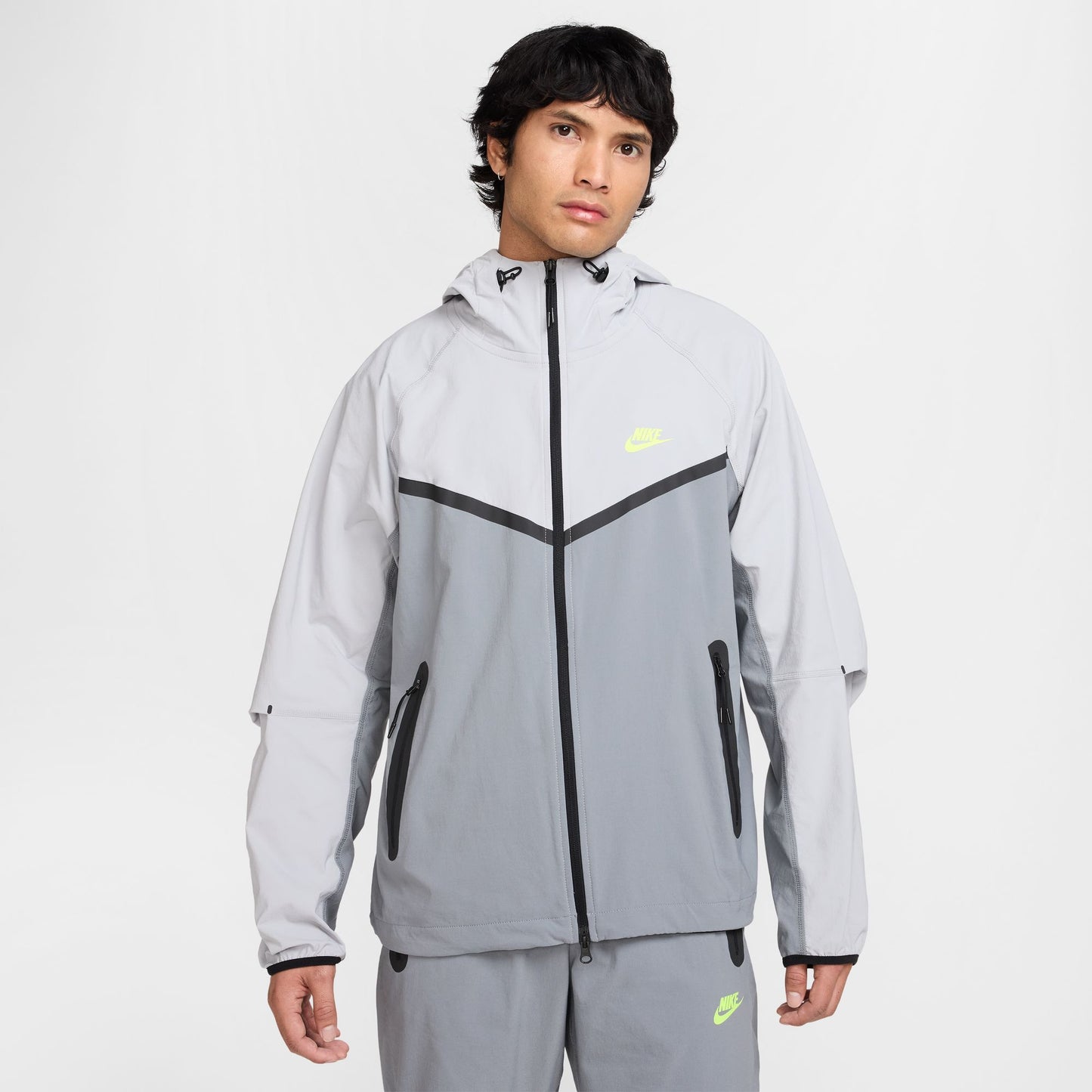 MEN WOVEN FULL-ZIP WINDRUNNER JACKET HV6514-065
