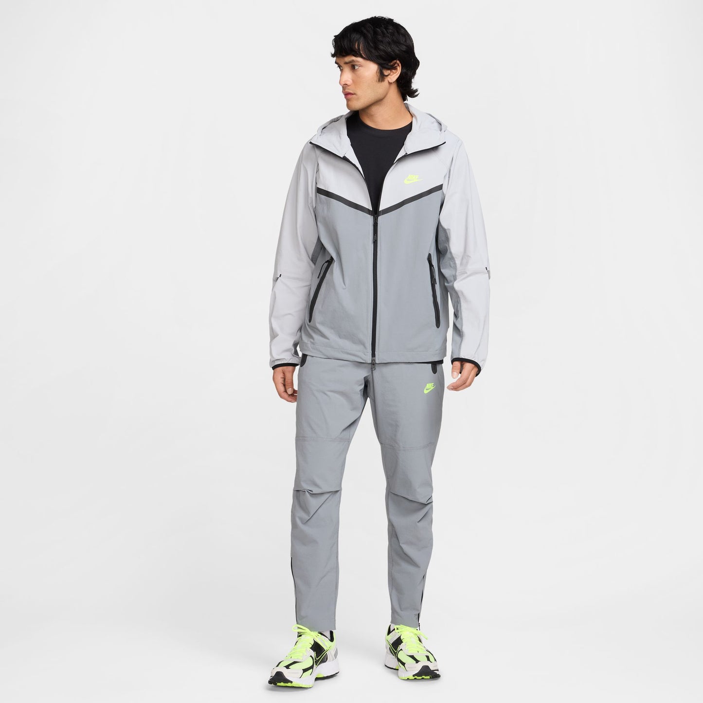 MEN WOVEN FULL-ZIP WINDRUNNER JACKET HV6514-065
