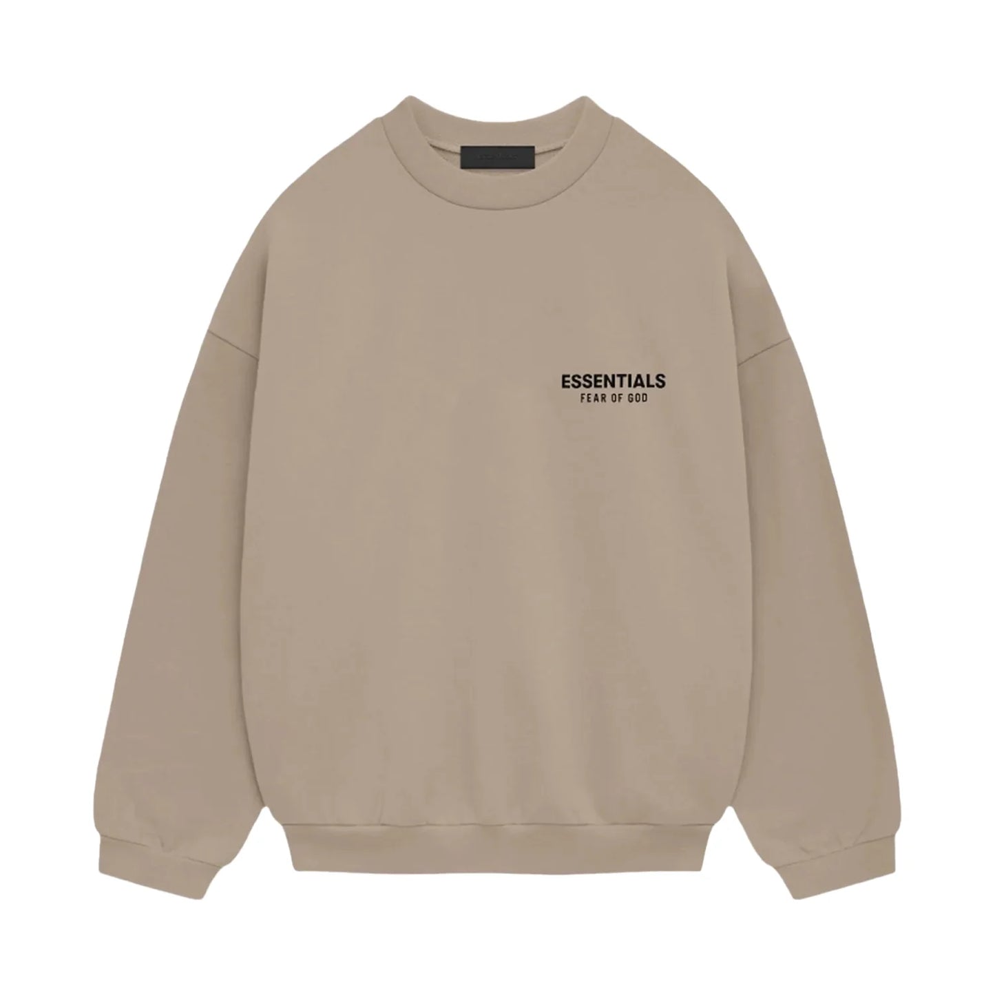 FEAR OF GOD ESSENTIALS FLEECE CREWNECK DESERT SAND 192HO246267F