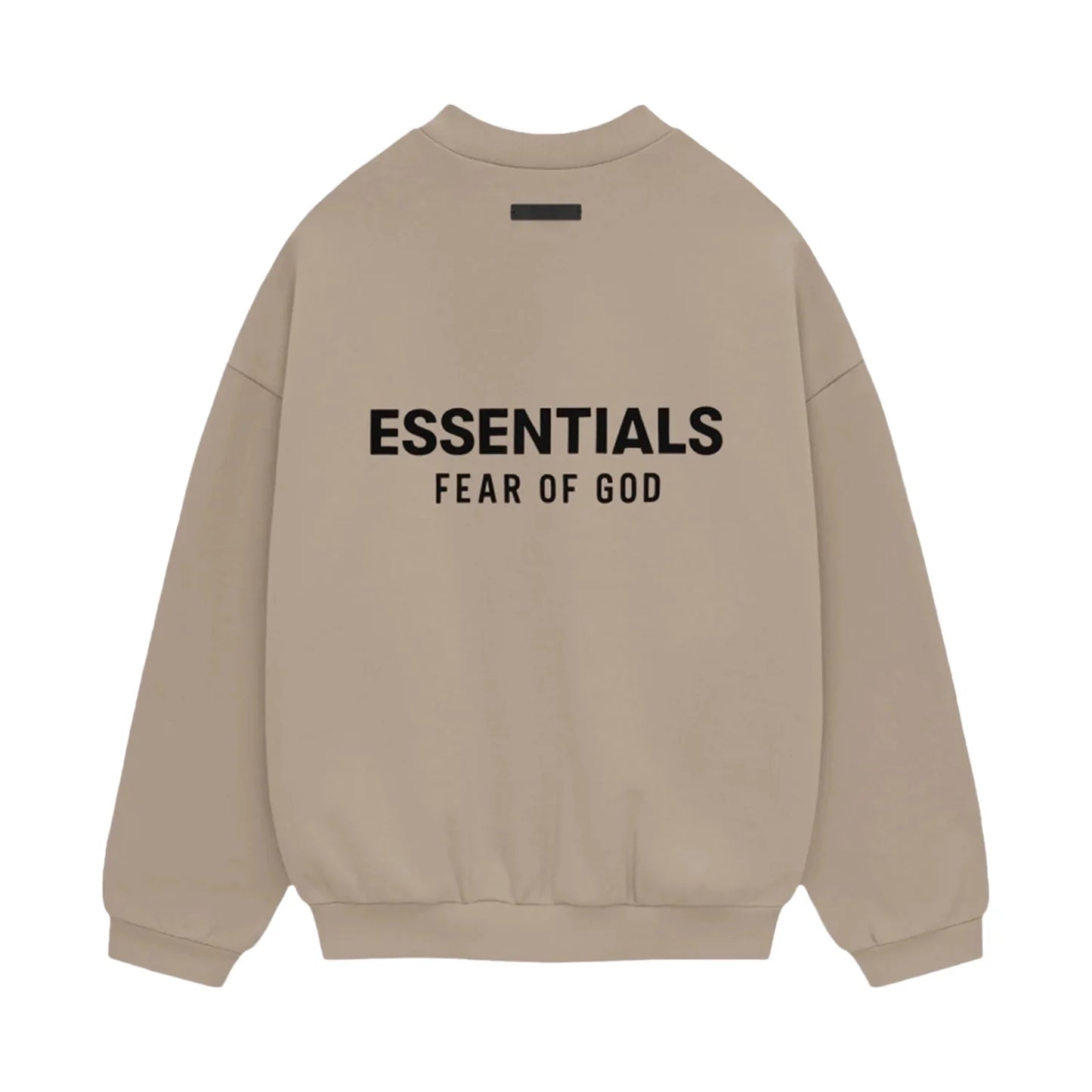 FEAR OF GOD ESSENTIALS FLEECE CREWNECK DESERT SAND 192HO246267F