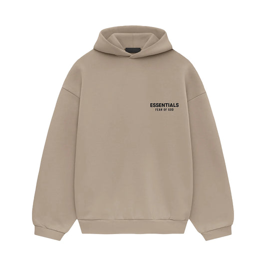 FEAR OF GOD ESSENTIALS FLEECE HOODIE DESERT SAND 192HO246257F