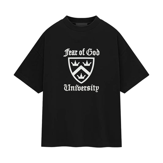 FEAR OF GOD ESSENTIALS HEAVY CREWNECK TEE BLACK 125HO242000F