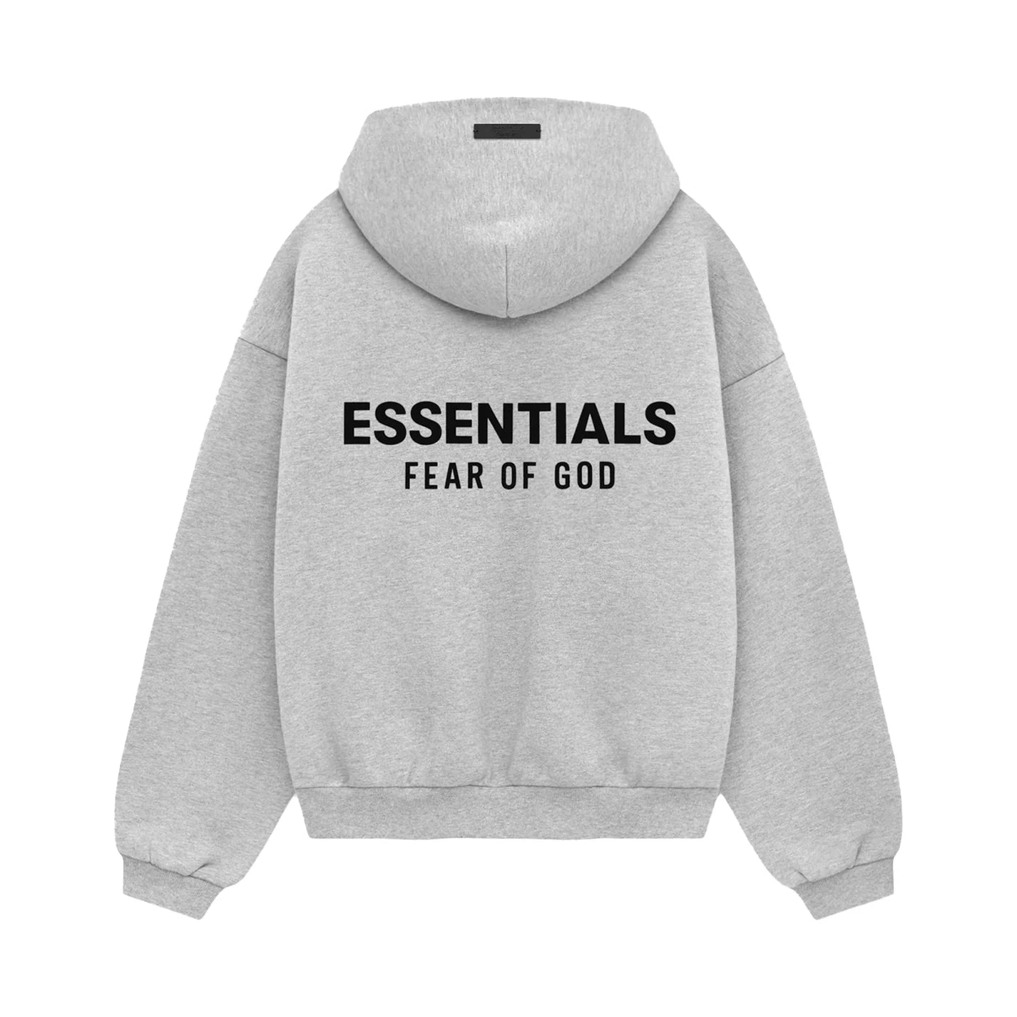 FEAR OF GOD ESSENTIALS KID'S FLEECE HOODIE LIGHT HTHR GRAY 785HO242048K