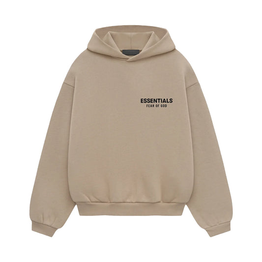 FEAR OF GOD ESSENTIALS KID'S FLEECE HOODIE DESERT SAND 785HO242047K