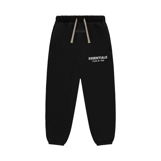 FEAR OF GOD ESSENTIALS KID'S FLEECE ESSENTIAL SWEATPANT BLACK 785HO243610K