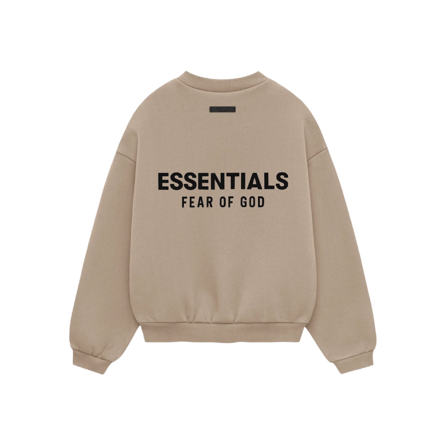 FEAR OF GOD ESSENTIALS KID'S FLEECE CREWNECK DESERT SAND 785HO242067K