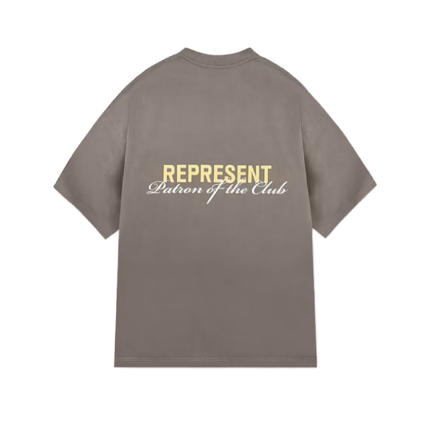 REPRESENT PATRON OF THE CLUB T-SHIRT WASHED GREY