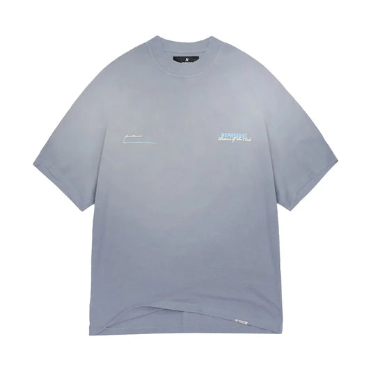 REPRESENT PATRON OF THE CLUB T-SHIRT WASHED GREY