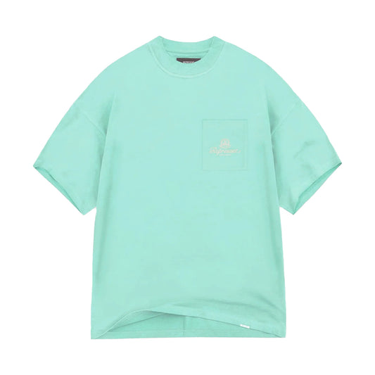 REPRESENT PERMANENT VACATION POCKET T-SHIRT ELECTRIC MINT