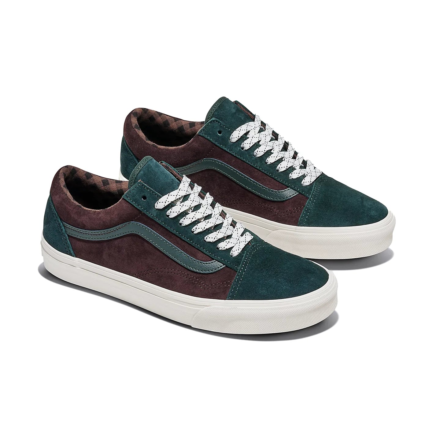 VANS OLD SKOOL PLAID SCARAB
