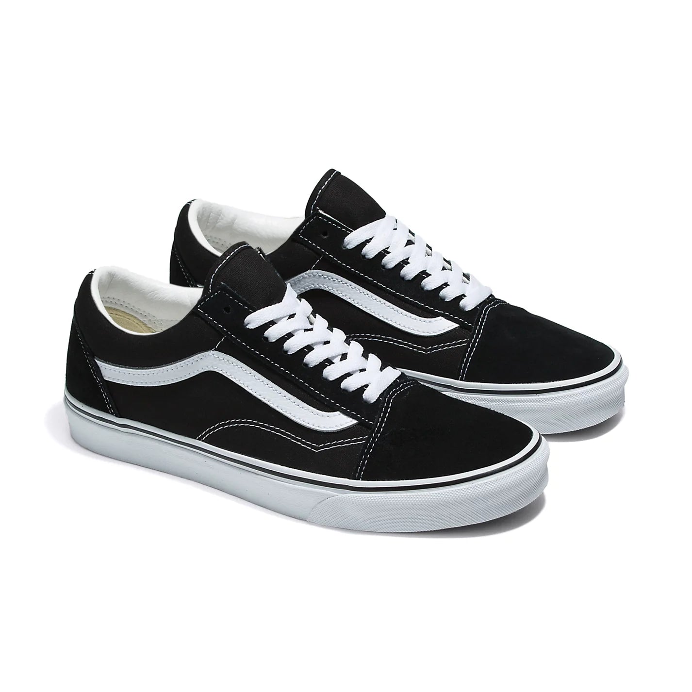 VANS OLD SKOOL CANVAS BLACK/TRUE WHITE