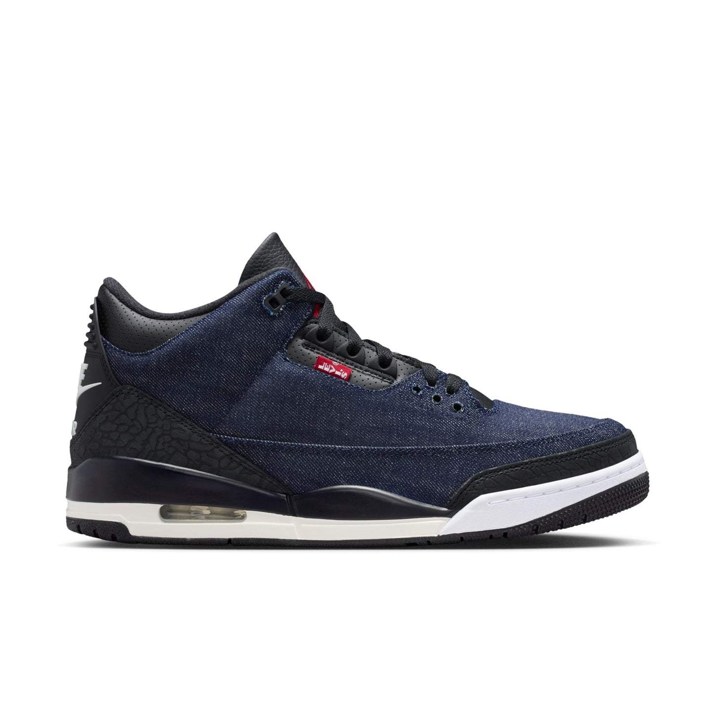 Air Jordan 3 x Levi's® "Indigo and Gym Red" IH7959-400