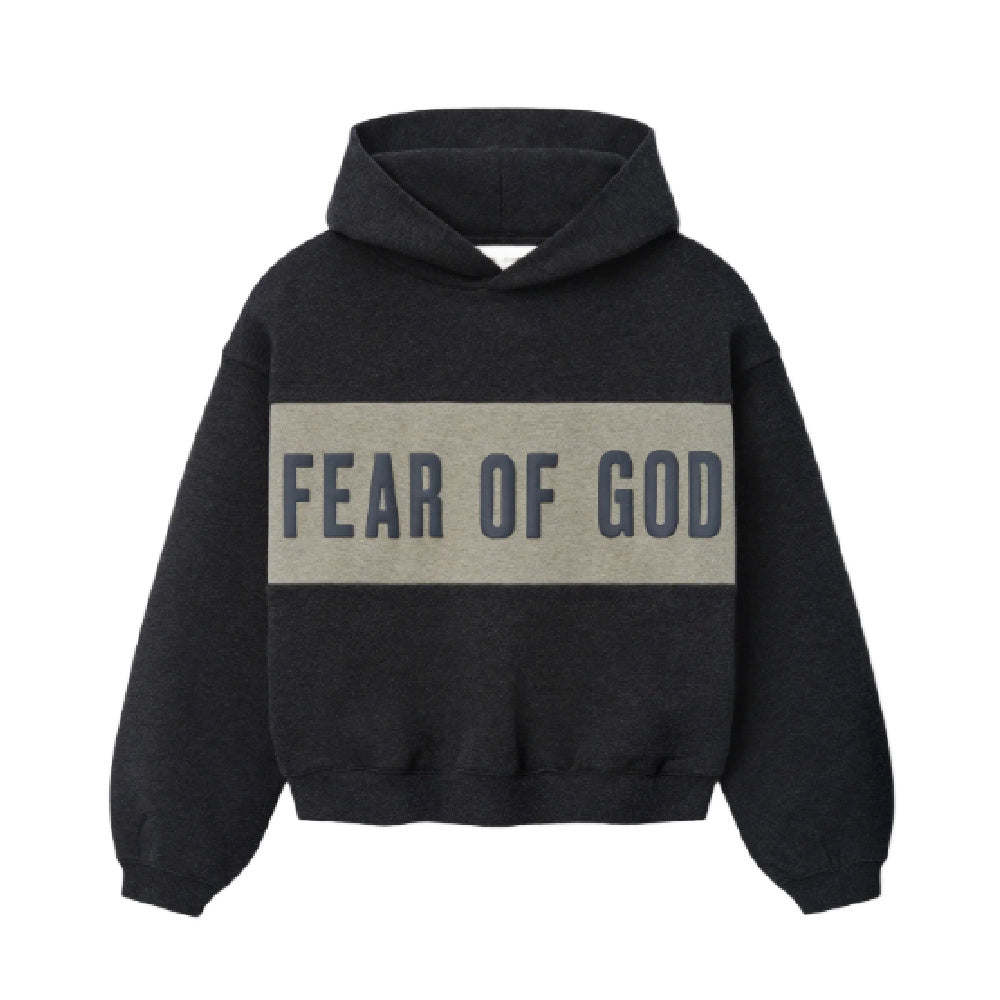 Kids Cropped Relaxed Panelled Hoodie RW00328-0120