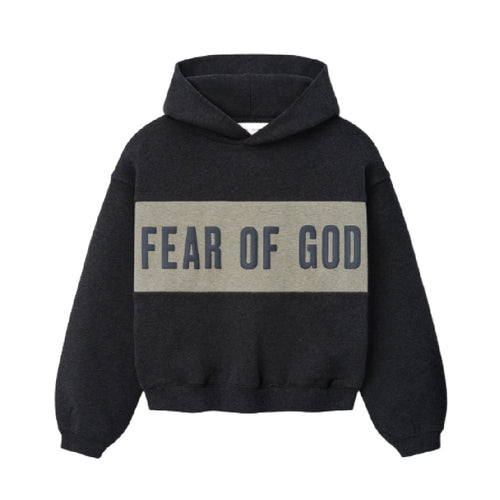 Kids Cropped Relaxed Panelled Hoodie RW00328-0120