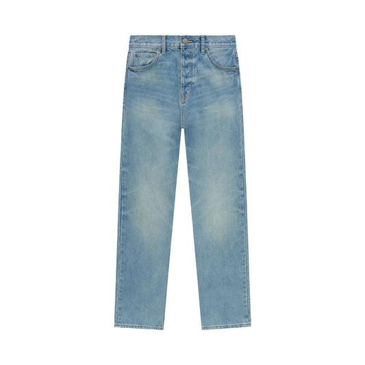 FEAR OF GOD ESSENTIALS DENIM 5-POCKET JEAN VINTAGE BLUE 130HO244110F
