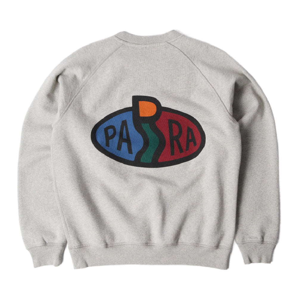 Legs logo crew neck sweatshirt Heather grey