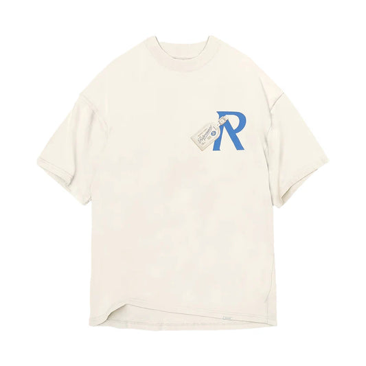 REPRESENT LUGGAGE TAG T-SHIRT ANTIQUE WHITE