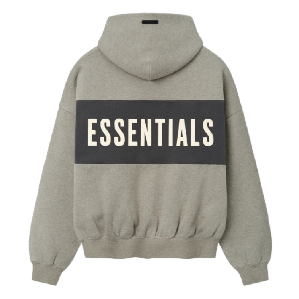 Cropped Relaxed Panneled Hoodie RW00283-0134